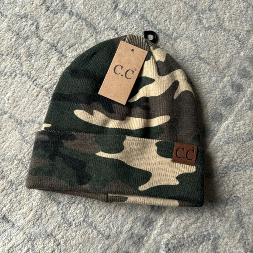 C.C beanie NWT camouflage print